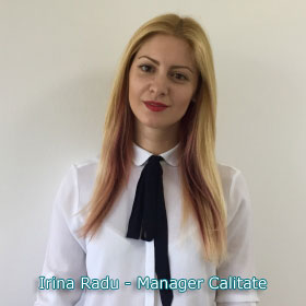 Irina Radu - Manager Calitate